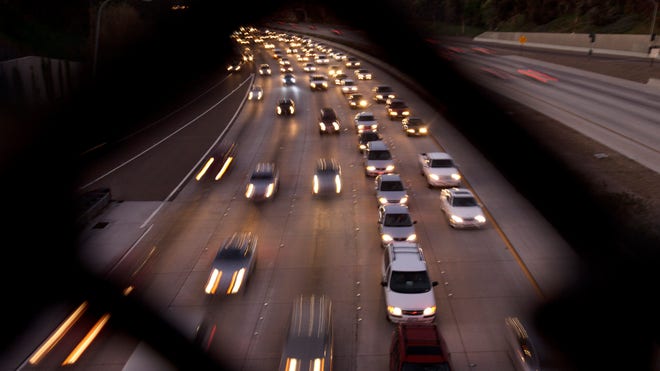 Cars fill the highway.jpg